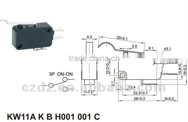 High quality low price push button zippy Micro switch,microswitch button for games machine