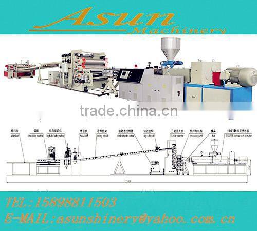 PVC Foam Borad Extrusion Machinery/PVC Foam Board Production Line