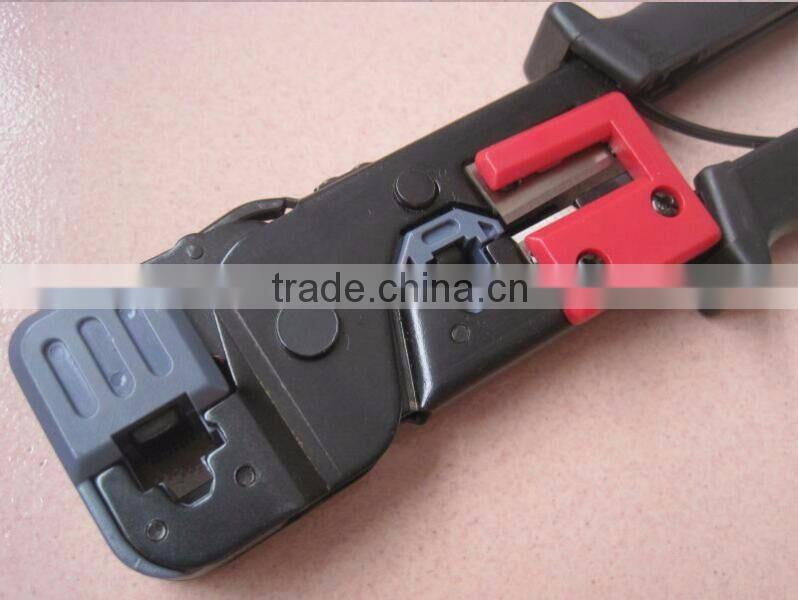 LSDbrandLS-86 Modular Tool RJ45/RJ11/RJ12 Crimper /Cutter/Stripper Cat5, Cat6, telephone cables,terminates cables with modular