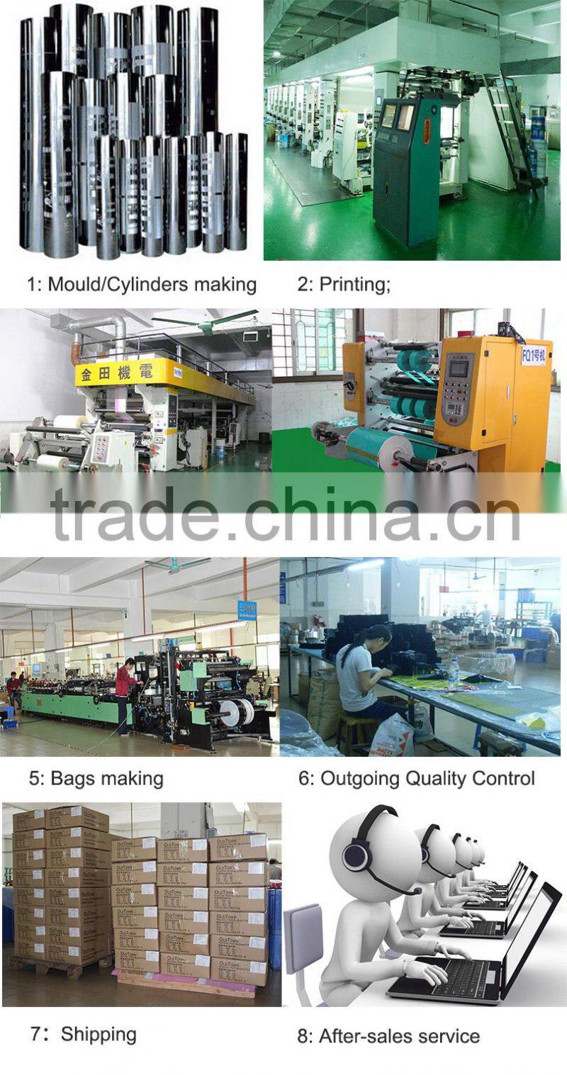 aluminum pouch stand up pouch plastic bag printed bag