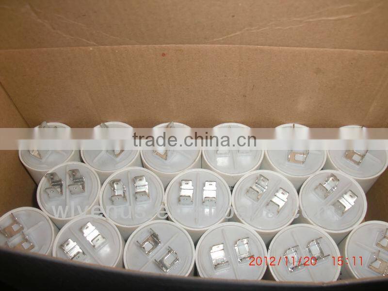 white plastic &auminum shell cbb60 cbb61 cbb65 cd60 series capacitor 5uf-100uf 250vac-450vac