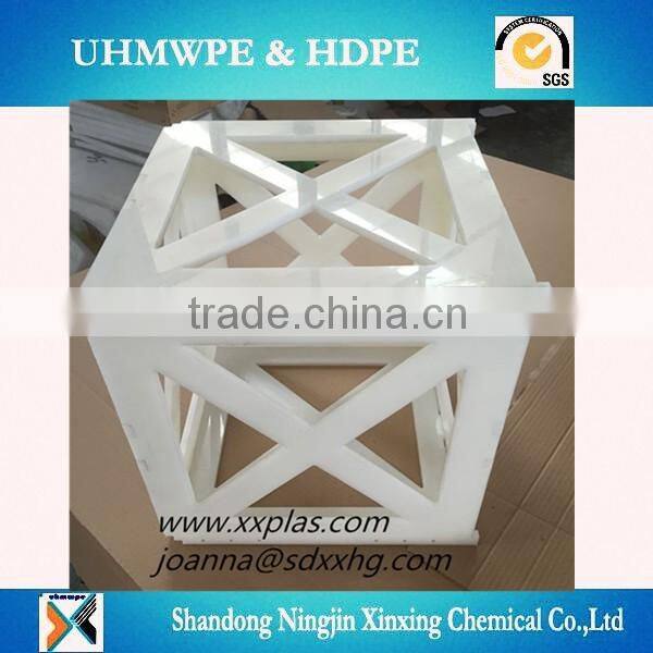 customed uhmwpe /hdpe cnc machine parts OEM