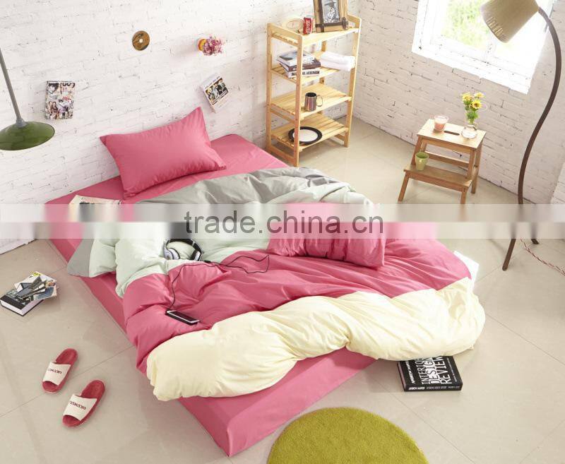 Wholesale textile products cheap 100 cotton flat bed sheets High quality Disposable used hotel bed sheets in china
