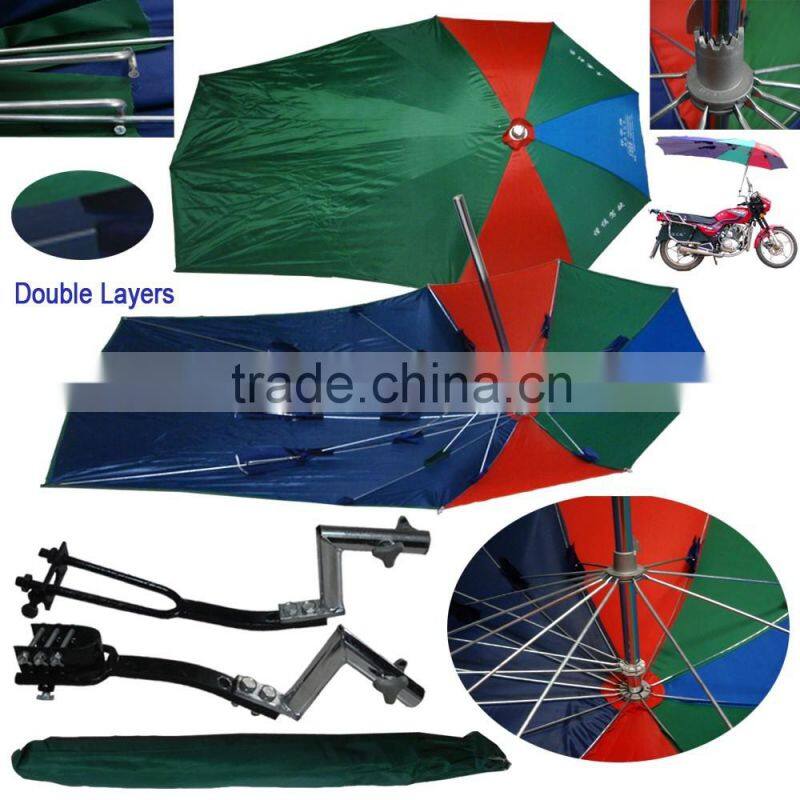 new high quality windproof motorcycle umbrella