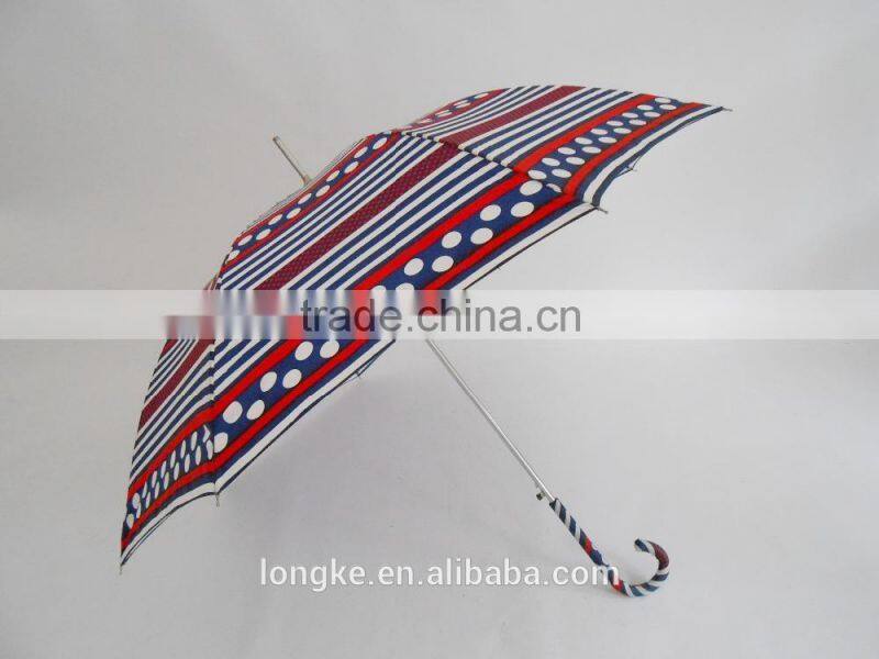 slim design automatic straight shaft fashion umbrella women