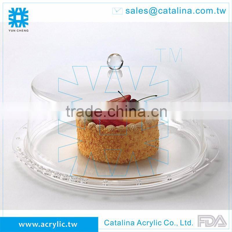 Taiwan Manufacturer High Quality Acrylic Banquet Serving Tray