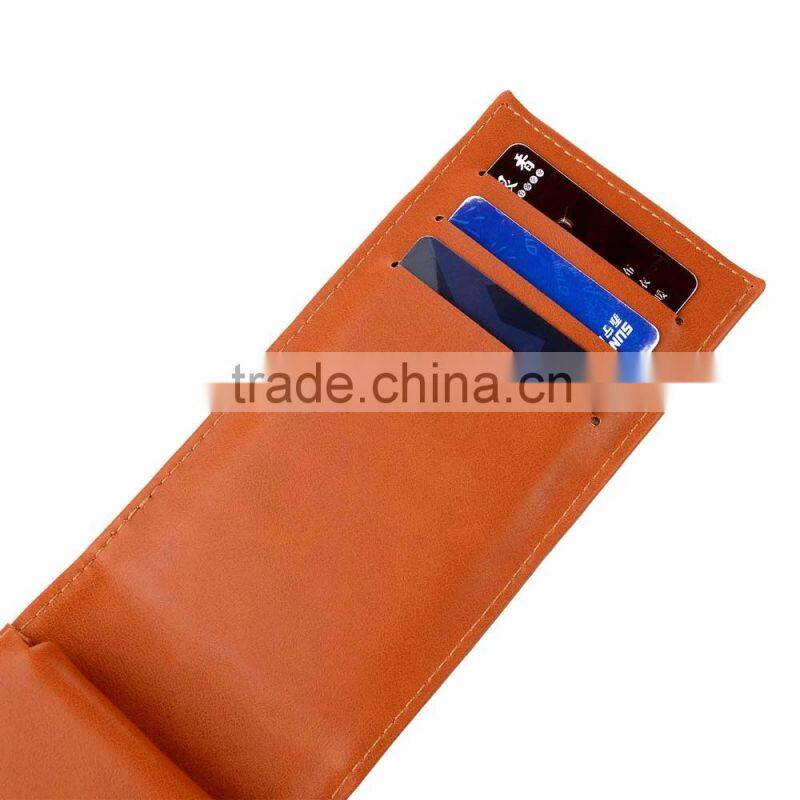 Popular simple leather PU Blocking Wallets/case/holder for iphoe & Credit Card Use