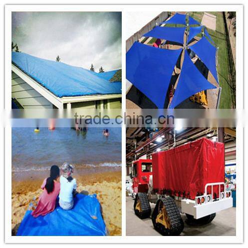 Polyethylene Woven Tarpaulin Fabrics / PE Canvas Tarps for Covers