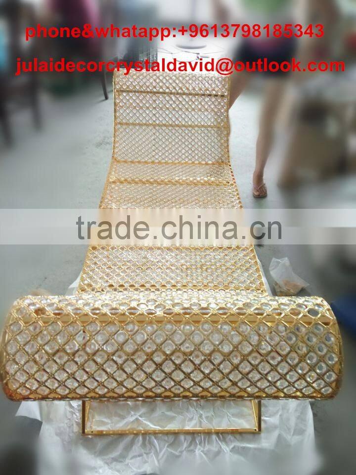 crystal bead wedding mandap pillar decoration