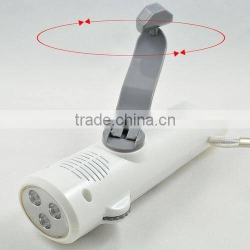 rechargeable led hand crank flashlight mini flashlights