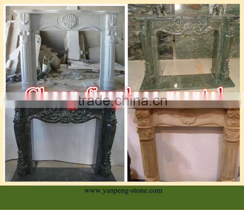 cultured marble fireplace