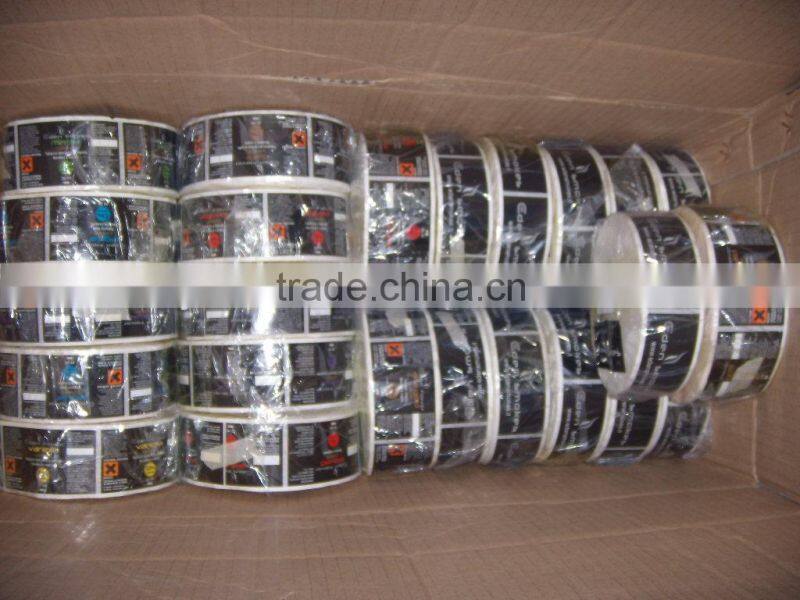 customized waterproof &UV resistant label