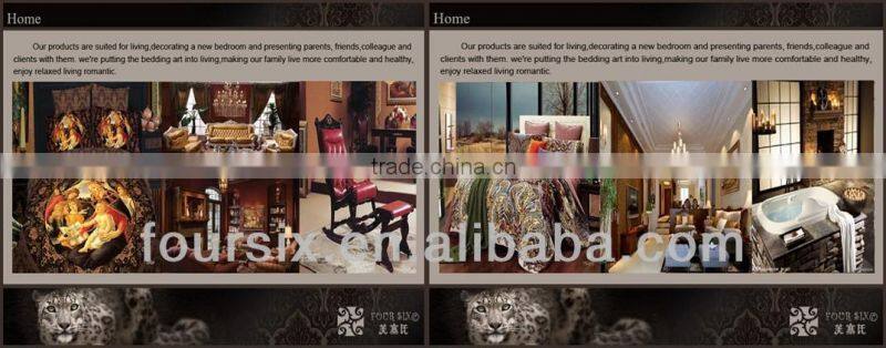 2014 new design 3d effect bedding set 100% cotton luxury fabric textile