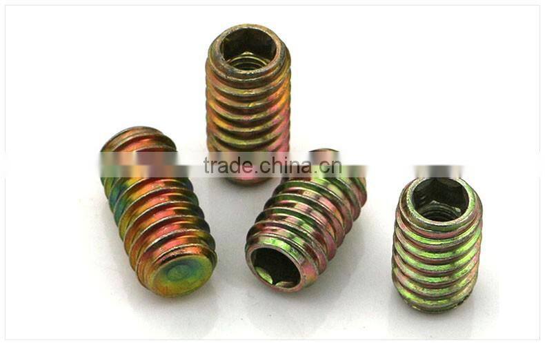 Carbon steel threaded insert blind nuts Hex nut for furniture M8*25-8*30