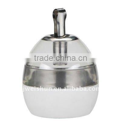 lacquered stainless steel ice bucket