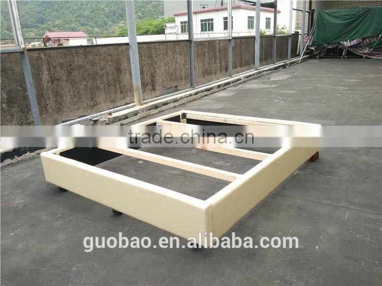 KD packing strong solid wooden bed frame/chinese wooden bed frame