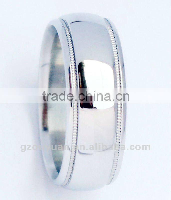 2012 hot sell titanium ring / wholesale price jewelry
