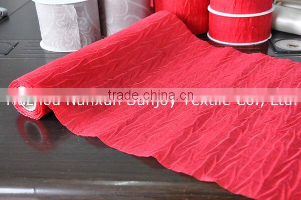 linen stripe table runner