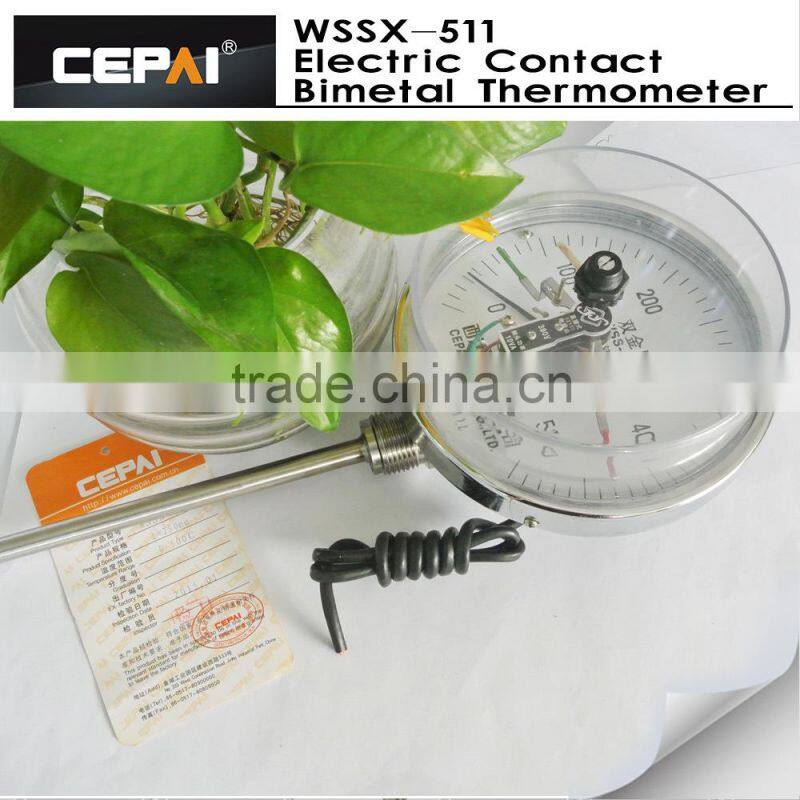 Electric-contact Bimetal Thermometer