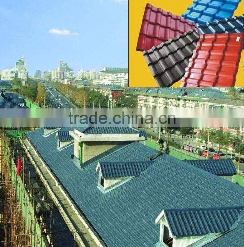 Ultra weathering ASA coated plastic synthetic resin roof tile