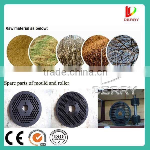 Low energy wood pellet press machine