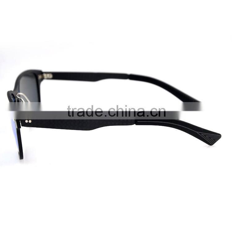 2016 New plastic fashionable sunglasses carbon fiber sunglasses polarized