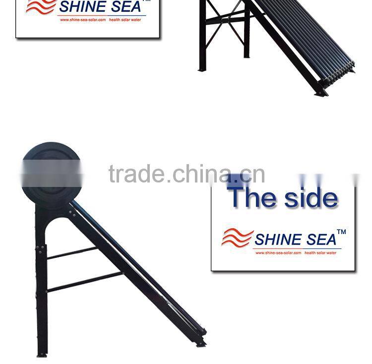 Integrated high pressure solar water heater with heat pipe