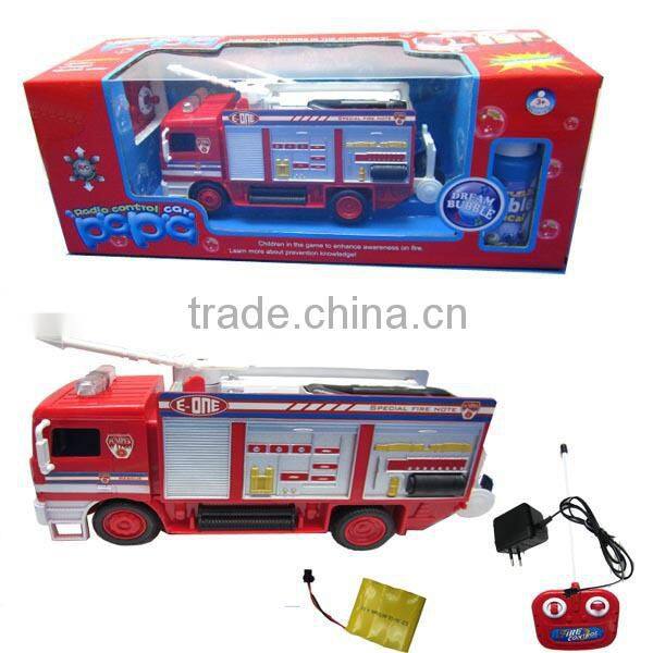 6CH Toy RC Fire Truck with Charger+Light