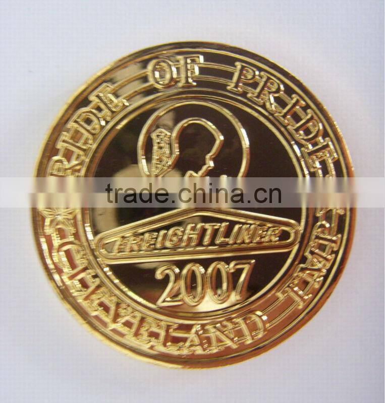 Factory direct sales gold metal cheap custom coin for sale