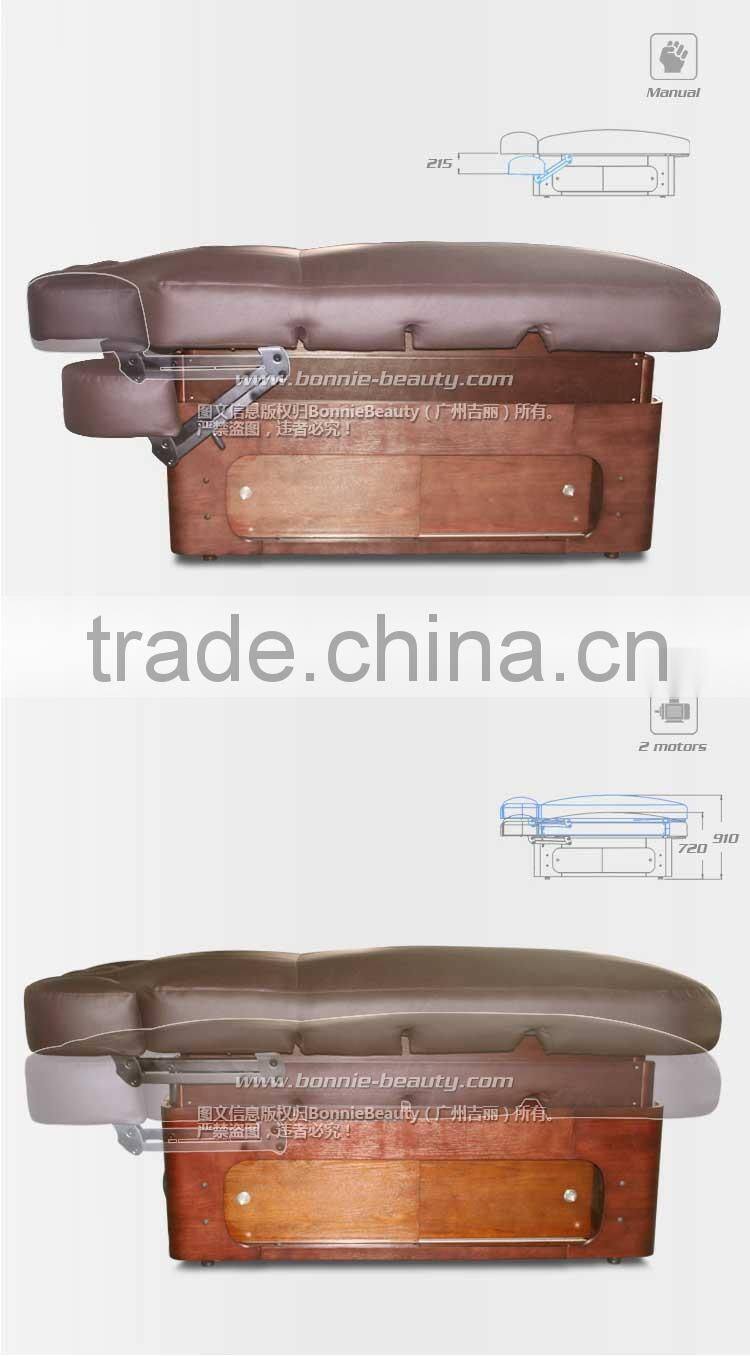 BN-A206 comfortable solid wood massage table with cabinet for sale