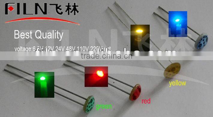 2015 waterproof 8mm 12v engine check light safety flashing light with wires