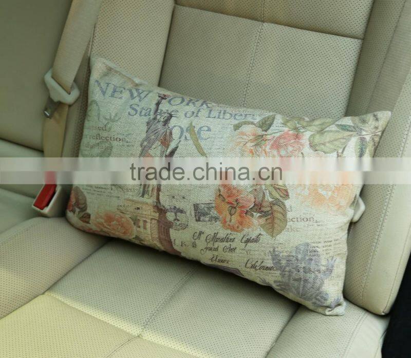 Custom Printed Pillow Case Accept 2016 New Products Decorative Pillow , Healthy Filled With Bamboo Charcoal Odor Eliminator