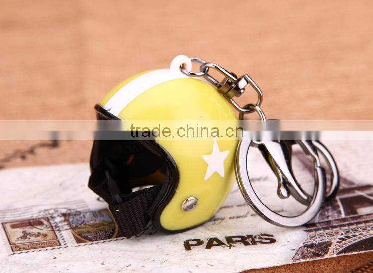Hot sale motorcycle custom keychain metal custom keychain helmet keychain
