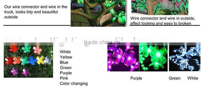 decorative lighted trees and flowers, led tree lighting for decoration