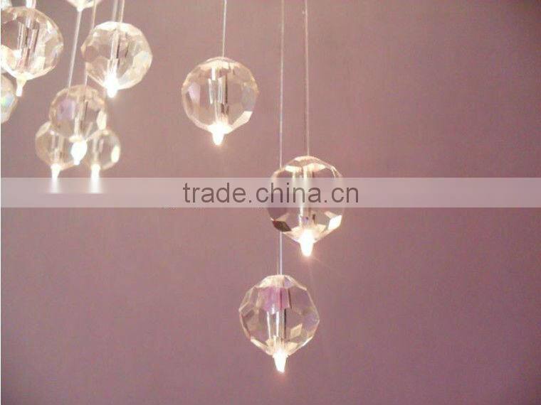 2013 Newest design modern chandelier light crystal with 45w led engine