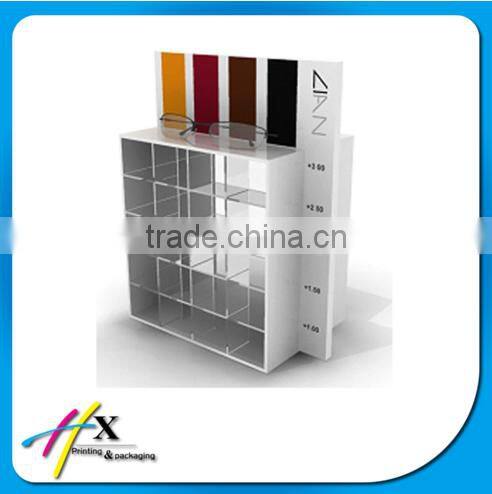 2016 flat acrylic eyeglasses holder eyeglasses display tray
