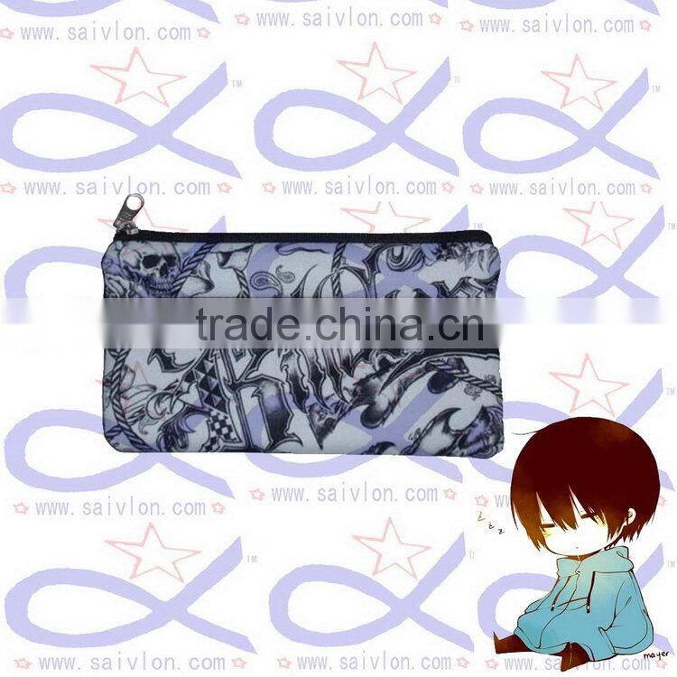 Best quality hot sale nylon zipper pencil pouch wholesale