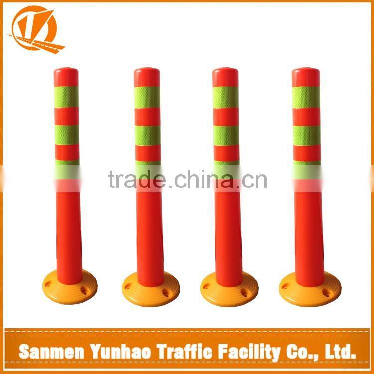 New products 2016 spring traffic warning post new PU material best quality warning post