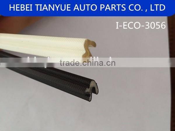 PE film coated PU foam rubber sealing strip for wooden door
