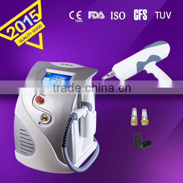 Hottest in France 16 languages for choose , Nd:Yag laser for tattoo removal, dermal pigmentation treatment with CE approval