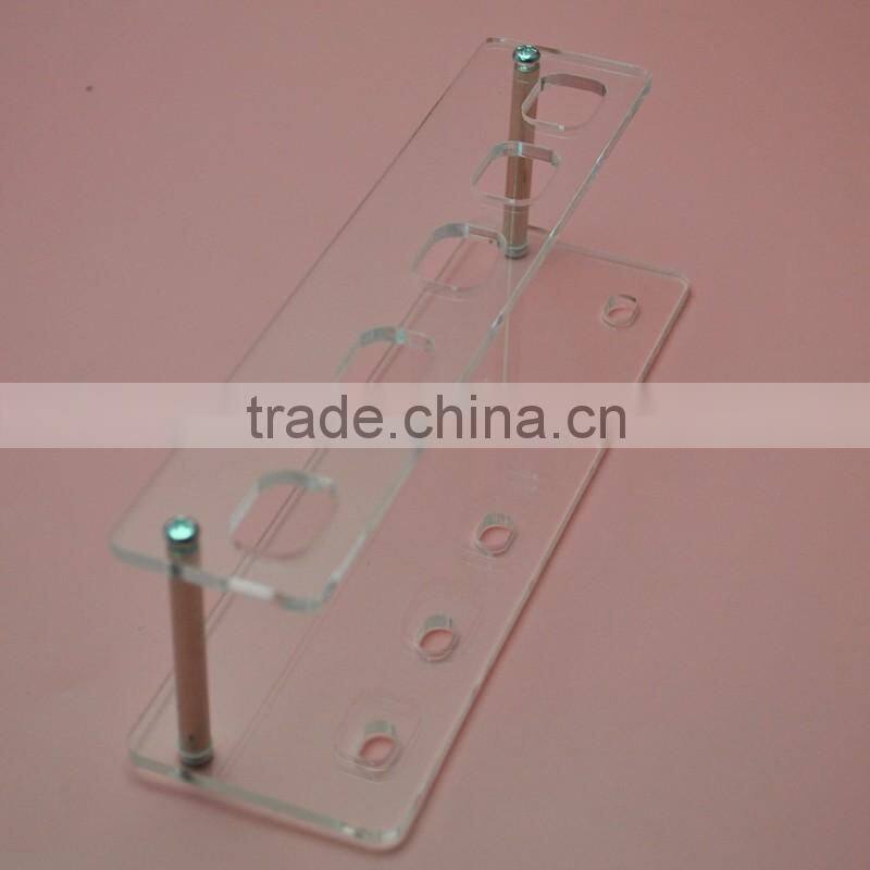 Fashion High Quality Best Sells New Arrival Acrylic 5Holes Cosmetics Makeup Brush Holder