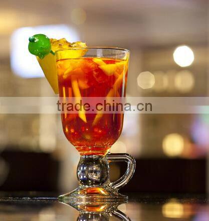 wine glass with handle