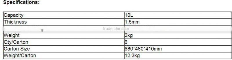 HL-MCG Series 10L Aluminum Milk Can For Transporting Milk With Lid / Cover