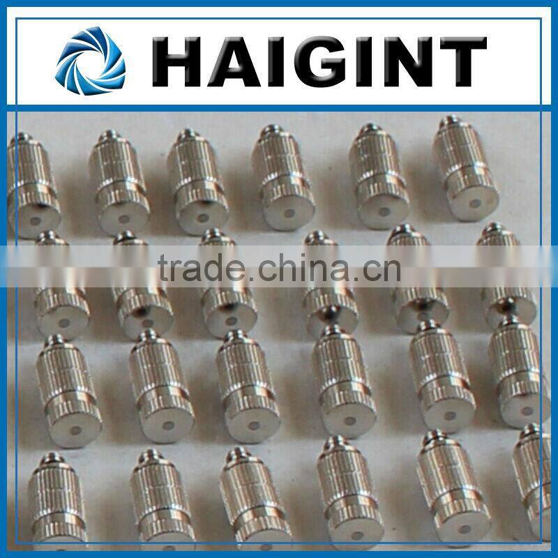 TY0613 Brass Misting Nozzle with nickle plated body, High pressure metal mist anti drip nozzle for High Pressure Fog System