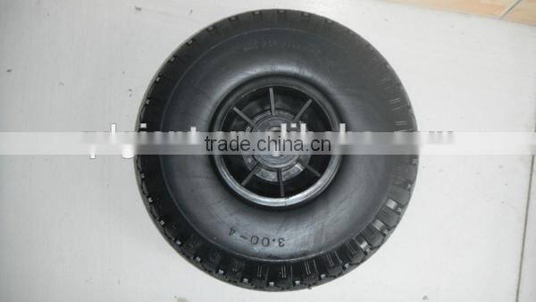 flat free pu foam wheels 3.00-4