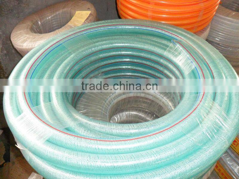 China factory hose pvc plastic fiber reinforced hose