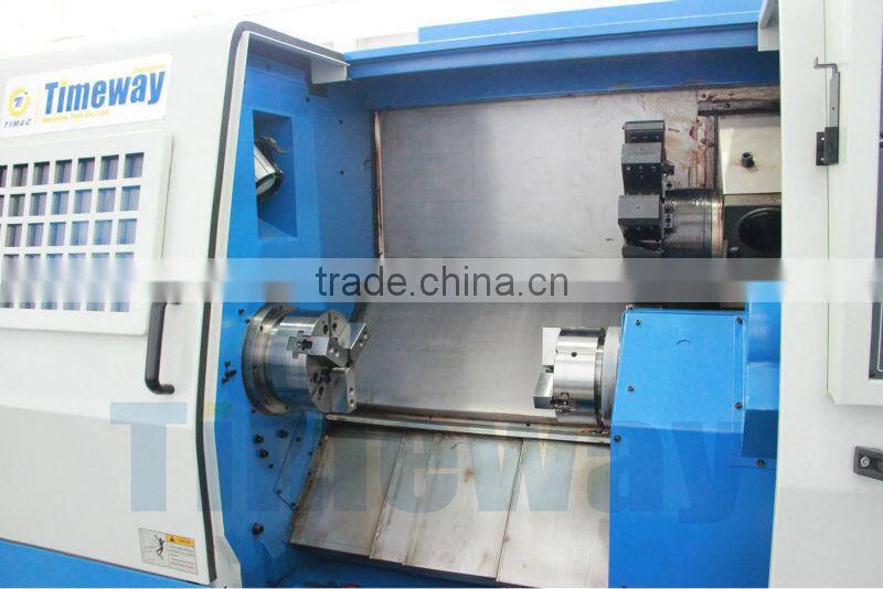 Double Spindle CNC Lathe Machine AK-25DS