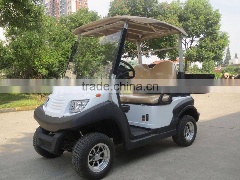 2 seater New Electric Golf Car with rear cargo