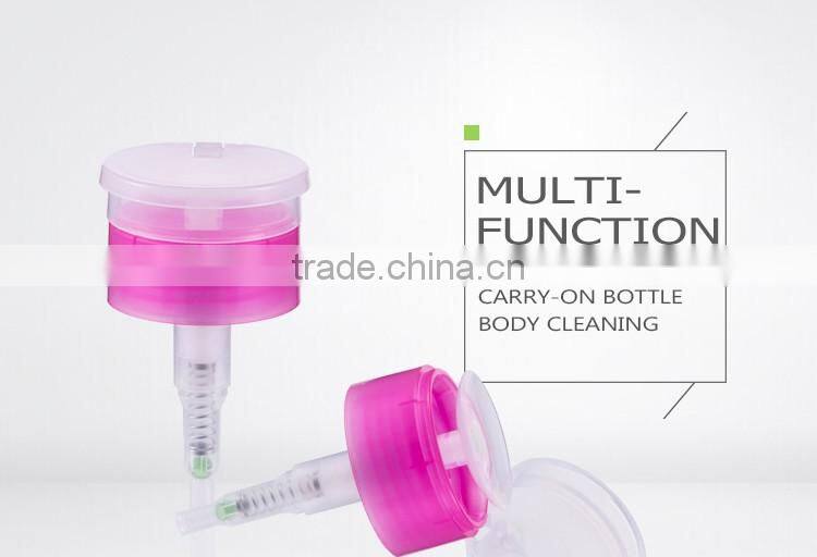 Alcohol bottle dispenser nail polish pump
