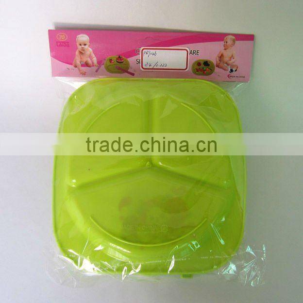 1 set of 5pcs orange tableware plastic spicnic set